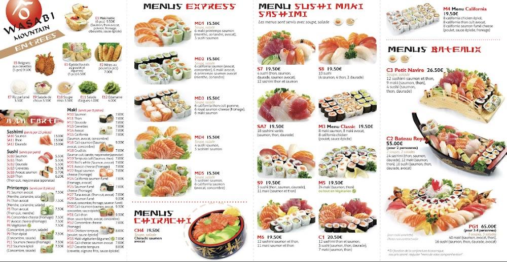 Ô Japasie Mountains - Les 2 Alpes - Menu Image 1